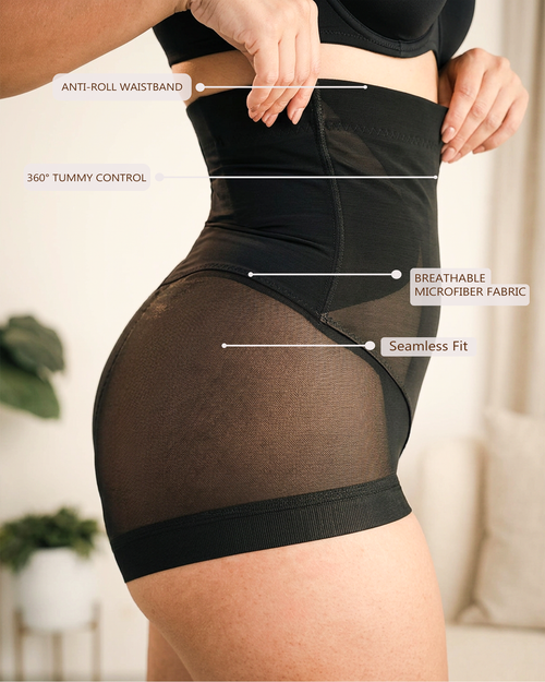 High Waist Tummy Control Shapewear Brief Women