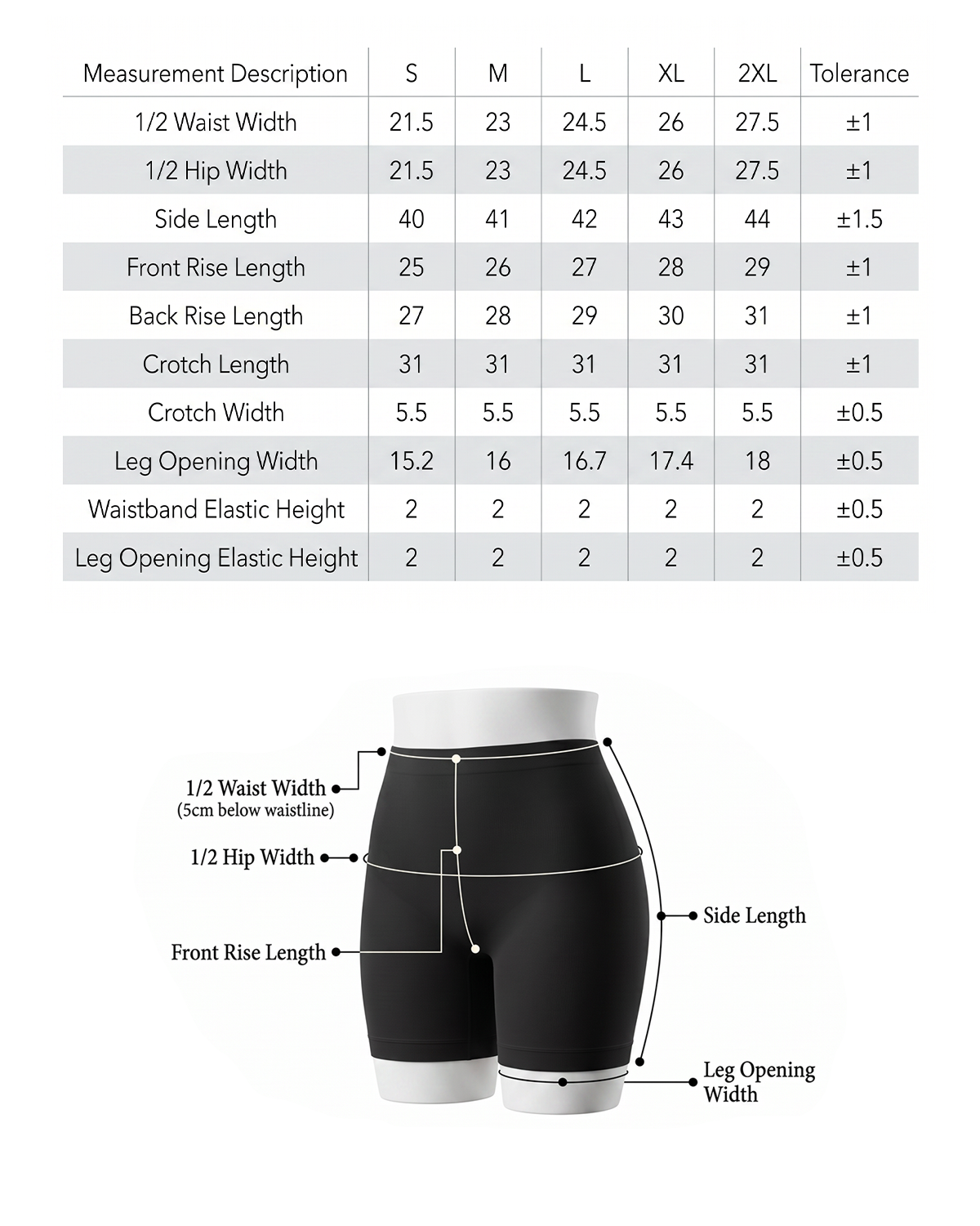 Size Guide