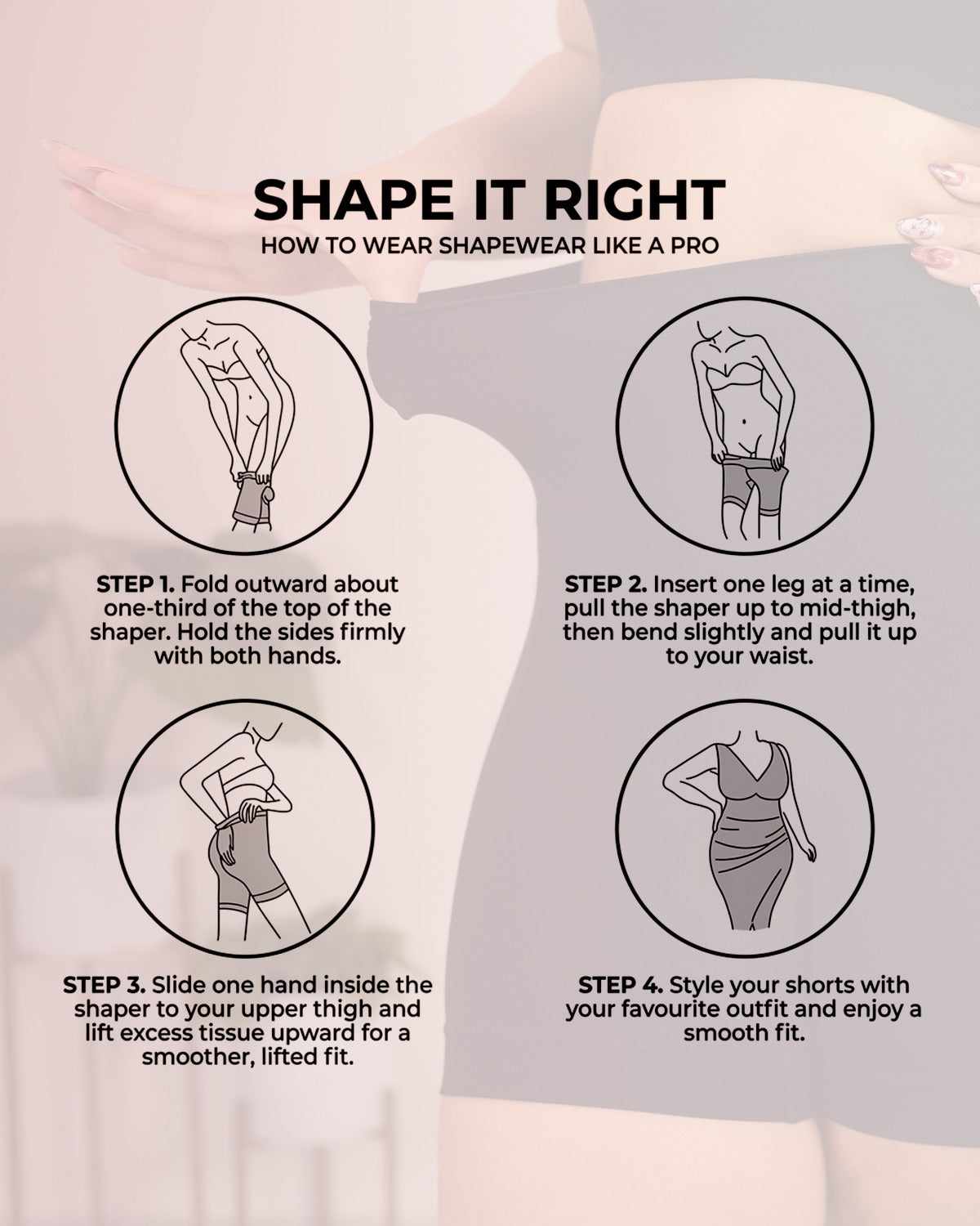 How to Use Seamless Shapewear Shorts – Step-by-Step Wearing Guide for Perfect Fit
