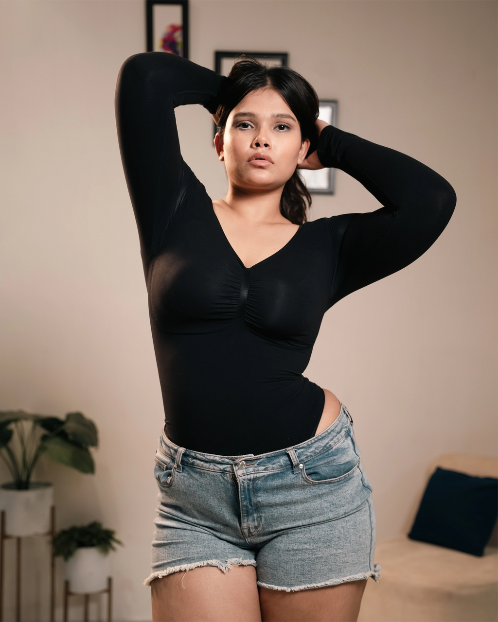 Women’s long sleeve bodysuit