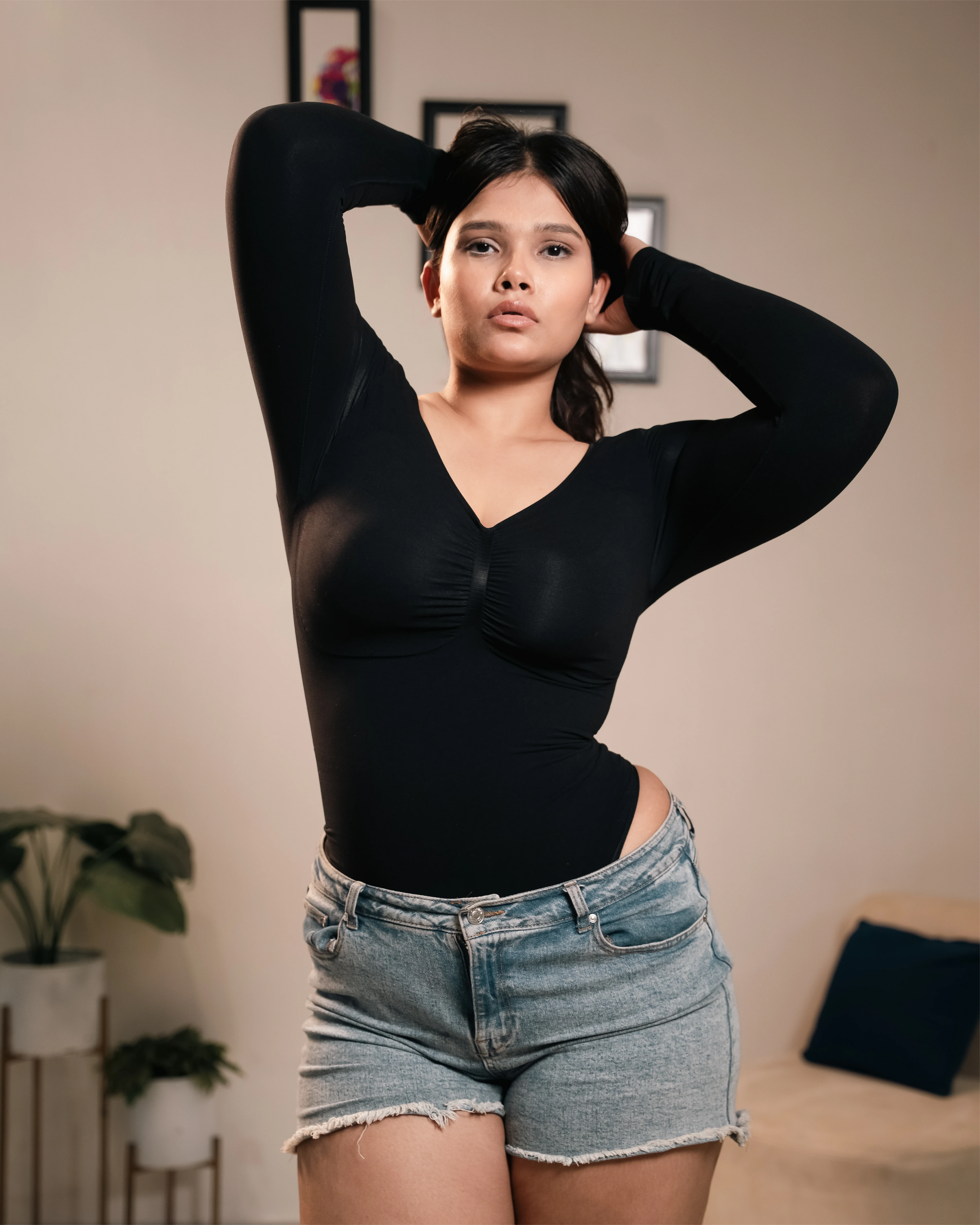 Women’s long sleeve bodysuit