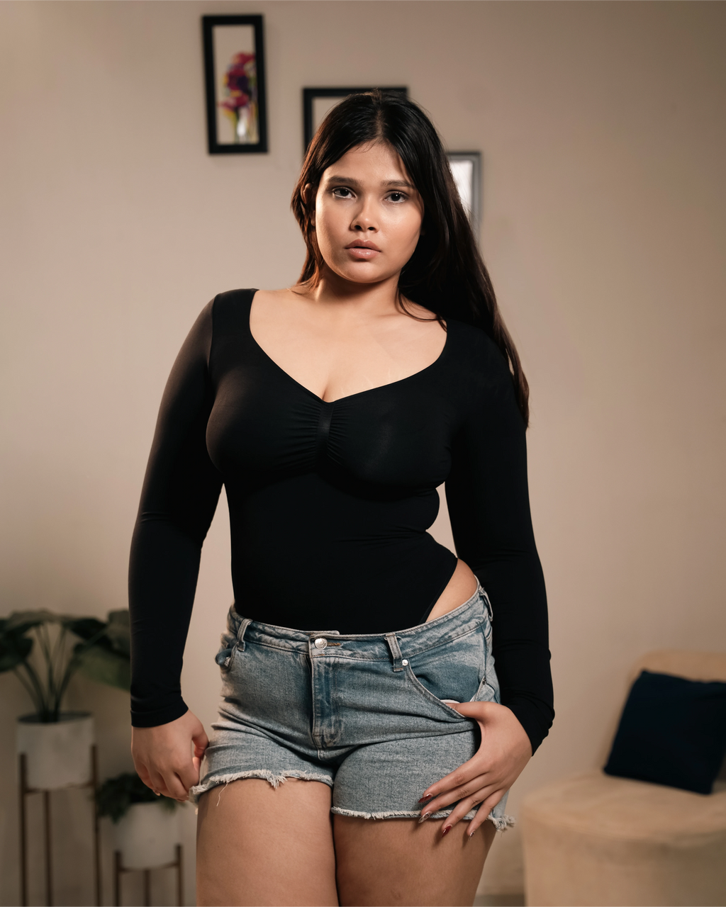 Women’s long sleeve bodysuit