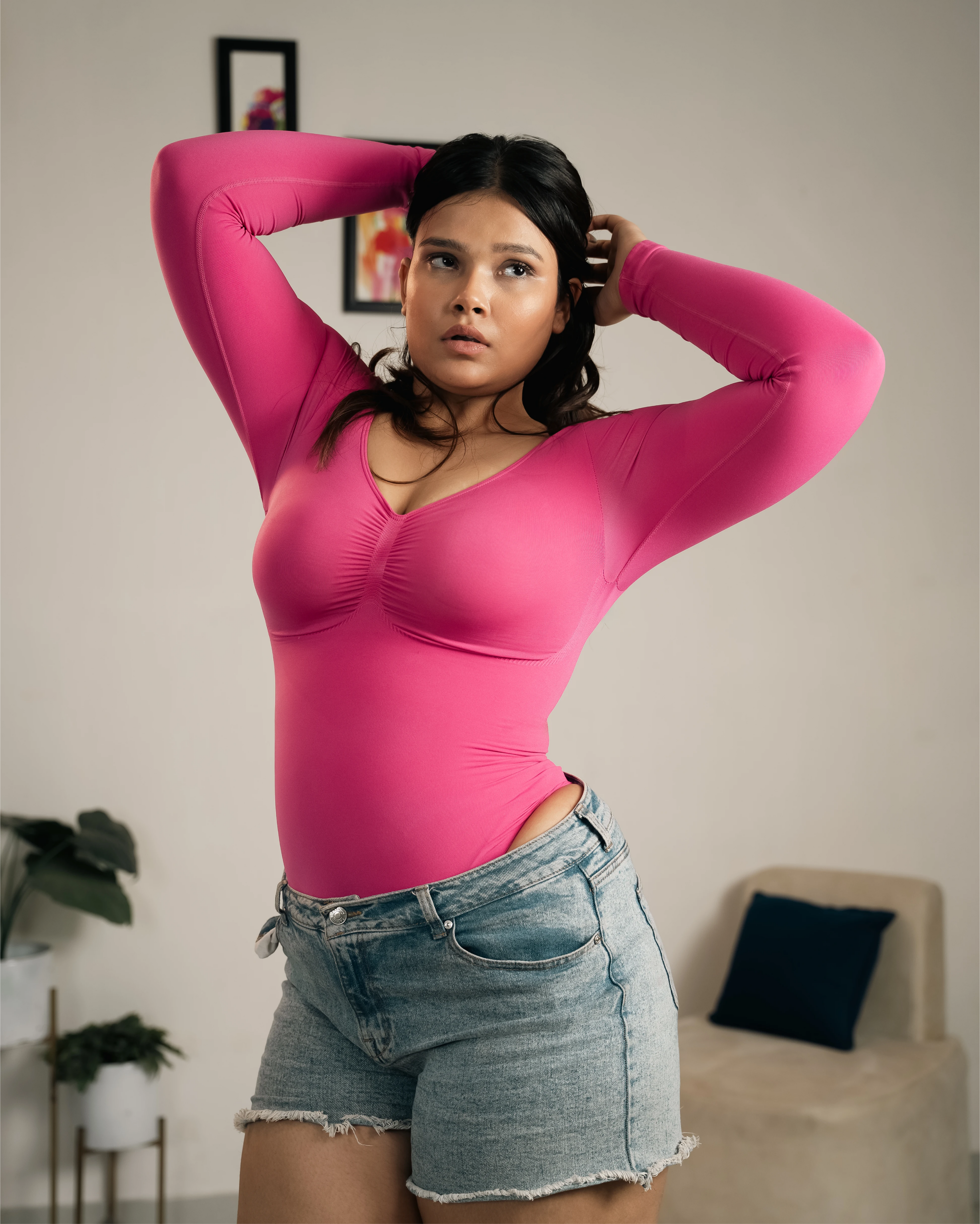 Women’s long sleeve bodysuit