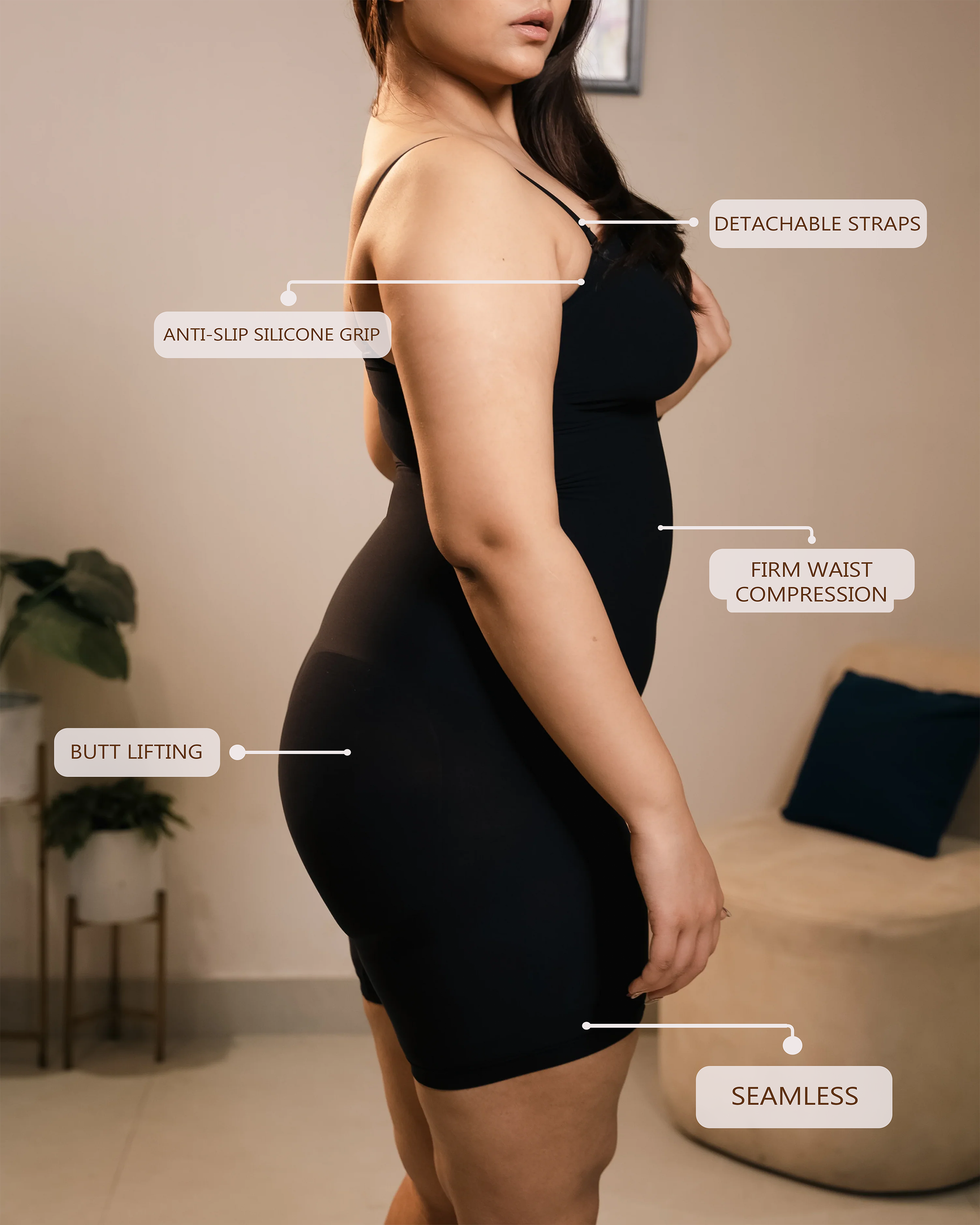 Strapless Butt Lifting Bodysuit
