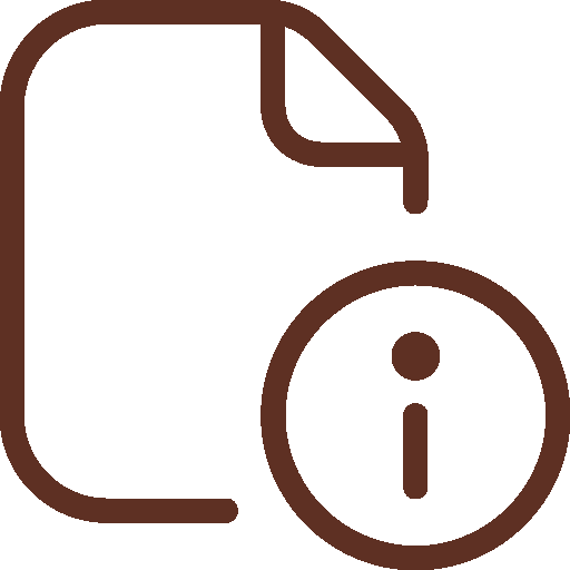 information document icon representing product details and policies for Figurr shapewear