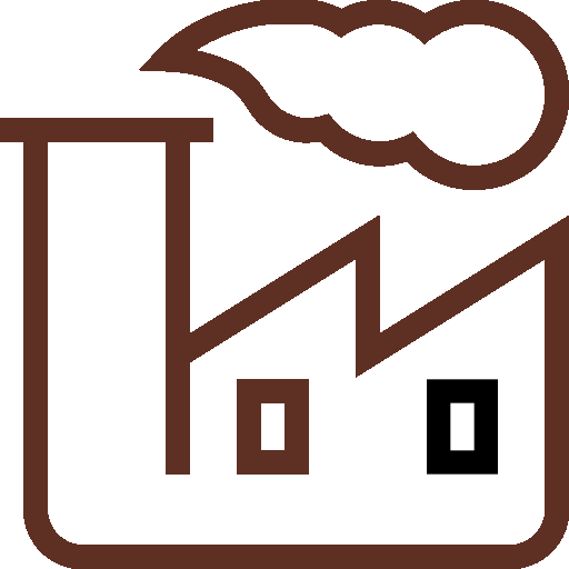 industrial pollution showing factory smoke and environmental damage to air and water